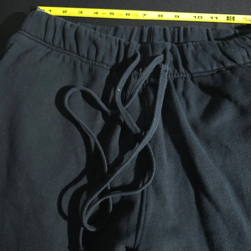 MNML Jogger Sweatpants Mens Black Cotton Blend Drawstring JLounge Size Large - Picture 8 of 13
